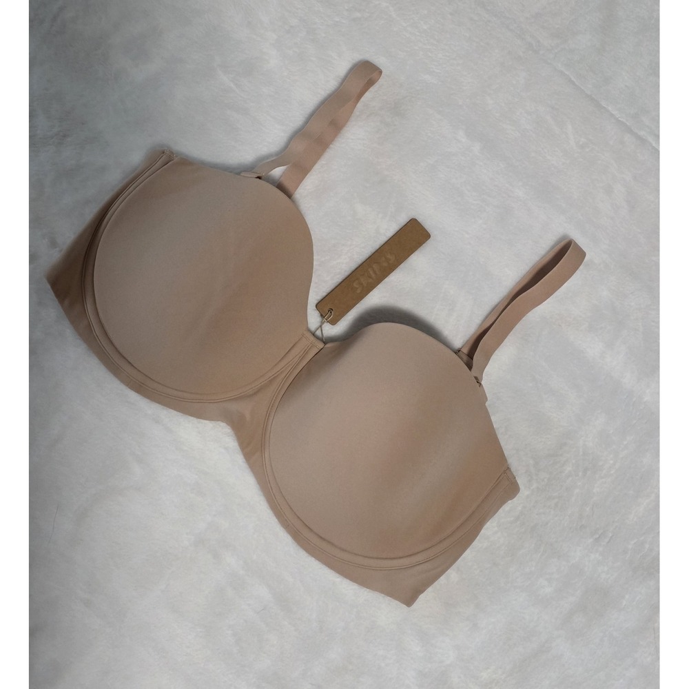 SKIMS Fits Everybody Strapless Bra in Color Mica Womens 36D NWT $54